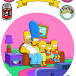 A4 tortaostya szett – Simpson család
