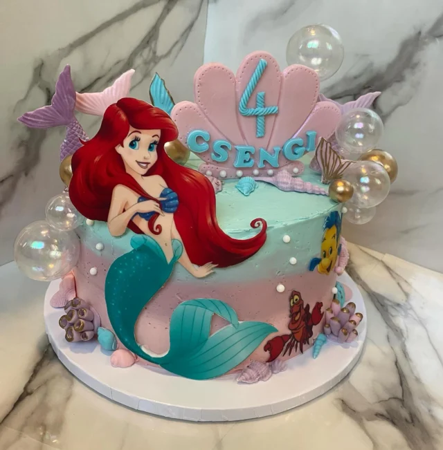 #kishableány #princescake #tortaostyanyomtatás
🧜‍♀️🩵🩷