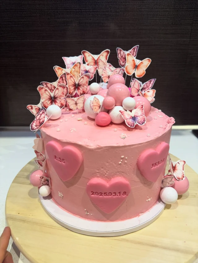 🦋Igazi csajos torta egy kis hercegnő 1.Szülinapra🦋#babocacake #belgachocolate #tortaostyanyomtatás